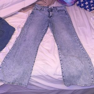 High rise flare jeans